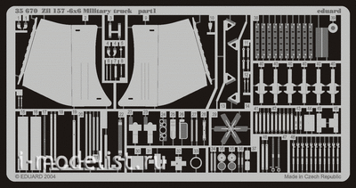 35670 Eduard 1/35 Фототравление для Z&L-157 6x6 Military Truck