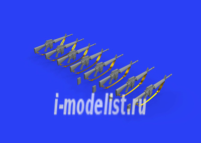 635009 Edward 1/35 M16 Rifle, Vietnam war (8 pieces + shops)