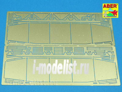 35 A07 Aber 1/35 Фототравление Side skirts for Panzer IV Ausf.H,J and for Sturmpanzer IV ''Brummbar''