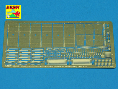 48 A17 Aber 1/48 Фототравление Box-type lubricant tanks & Round tank holders