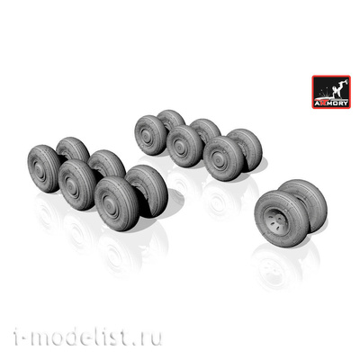 AW72012 Armory 1/72 Wheels for the OKB aircraft. Tupolev type 22M2 / M3 Backfire