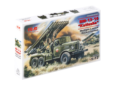 72571 ICM 1/72 Реактивная система залпового огня БM-13-16 