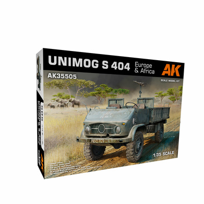 AK35505 AK Interactive 1/35 Внедорожник Unimog-S 404, Европа и Африка