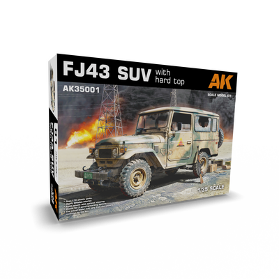 AK35001 AK Interactive 1/35 Внедорожник FJ43 SUV с жёстким верхом