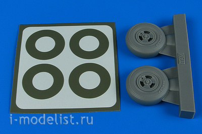 2239 Aires 1/32 Набор дополнений Spitfire Mk.IX wheels (3-spoke) & paint masks