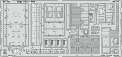 481020 Eduard 1/48 Фототравление для вертолёта 