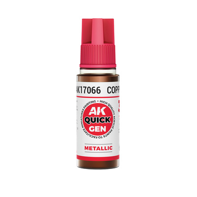 AK17066 AK Interactive Краска акриловая QUICK GEN - Медь / COPPER