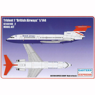 144140-2 Восточный экспресс 1/144 Авиалайнер HS 121 Trident 1 British Airways