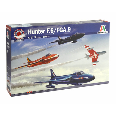 2772 Italeri 1/48 САМОЛЕТ HUNTER F.6/FGA.9 (Aerobatic Teams)