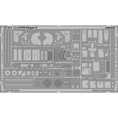 73311 Eduard 1/72 Фототравление для С-15TM Flagon-F S.A.    TRU
