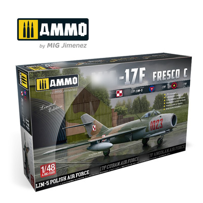 AMIG8509 Ammo Mig 1/48 Истребитель MiGG-17F / LIM-5 Poland-Cuba-Angola