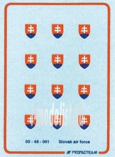 48001 Propagteam 1/48 Slovak Air Force national insignia 