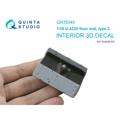 QR35045 Quinta Studio 1/35 Коврик напольный для Урал-4320, тип 2 (Zvezda)