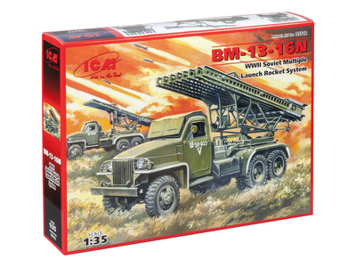 35512 ICM 1/35 Система залпового огня БМ 13-16