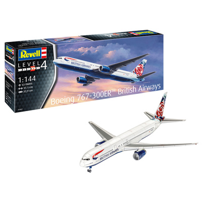 03862 Revell 1/144 Самолет Boeing 767-300ER (Airline TBD)