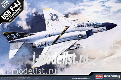 12529 Academy 1/72 USN F-4J Phantom VF-84 Jolly Rogers