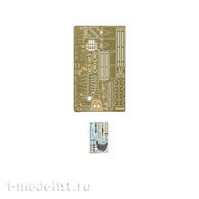 072018 Microdesign 1/72 Photo Etching Kit for Ju-87B2 (Zvezda) color Dashboards