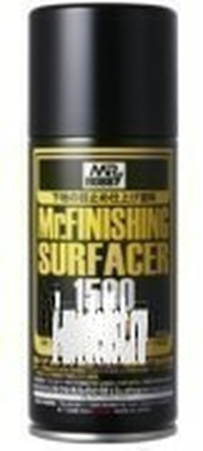 B-526 Gunze Sangyo Грунтовка-спрей Mr. Finisher Surfacer 1500 Black (черная). Объем: 170 мл.