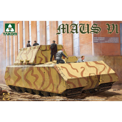 2049 Takom 1/35 Немецкий сверхтяжелый танк Маус V1