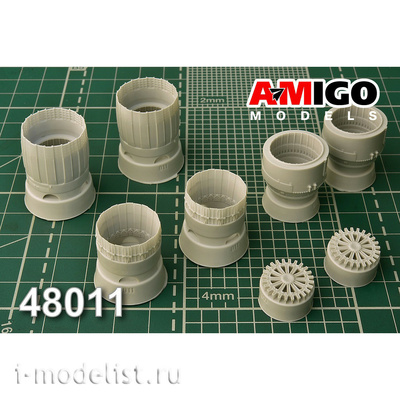 AMG48011 Amigo Models 1/48 МiGG-29 сопло двигателя РД-33