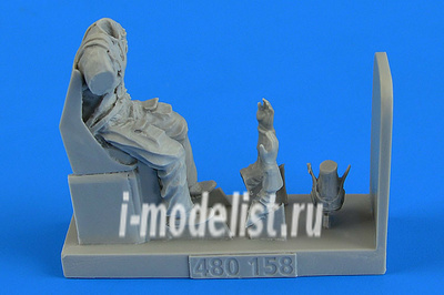 480 158 Aires 1/48 Набор дополнений Czechoslovakian Air Force Fighter Pilot with seat for Avia B.534 III. Series (1935-1939)