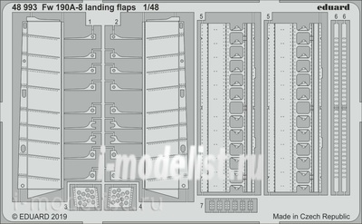 48993 Eduard 1/48 Fw 190A-8 закрылки