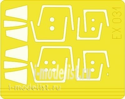 EX031 Edward 1/48 Mask for F-104 1/48 HAS