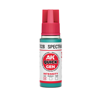 AK17028 AK Interactive Краска акриловая QUICK GEN - Спектральный синий / SPECTRAL BLUE