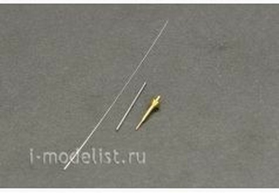 D35009 Zedval 1/35 Антенный ввод и двухметровая антенна для Бтт оснащенной радиостанциями Р-123/123М, Р-163, Р-173