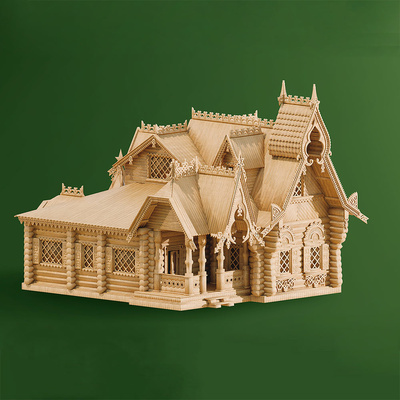 1815 СВмодель 1/72 Терем-усадьба Р.И.Кузьмина, XIX век