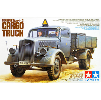 35291 Tamiya 1/35 Немецкий 3-х тонный грузовик 4Х2 Cargo Truck