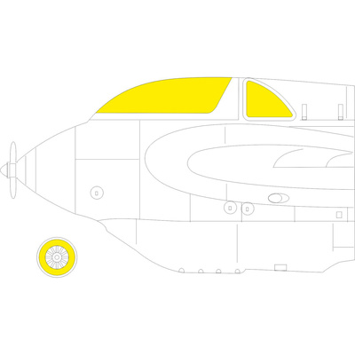 EX795 Eduard 1/48 Paint Mask for Me 163B TFace