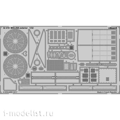32410 Eduard 1/32 Фототравление для MiGG-29A экстерьер