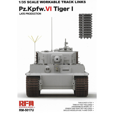 RM-5017U Rye Field Model 1/35 Набор рабочих траков для Tiger I Late Production