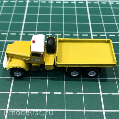 144004 Zebrano 1/144 Собранная и покрашенная модель КрАЗ-255Б1