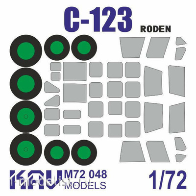 M72 048 KAV Models 1/72 Окрасочная маска на C-123 Proveder 