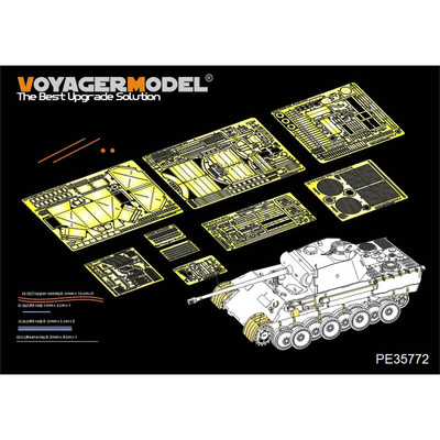 PE35772 Voyager Model 1/35 Фототравление для M60A1 (для DRAGON 6160)