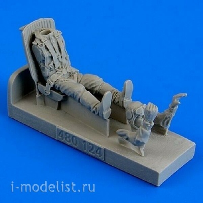 480 124 Aires 1/48 Российский летчик-истребитель с сиденьем для Я-3 / Я-7 / Я-9