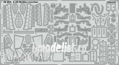 48801 Eduard 1/48 Фототравление L-29 Delfin exterior
