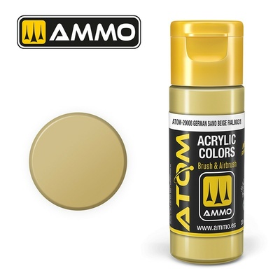 ATOM20006 Ammo Mig Акриловая краска ATOM COLOR Немецкий песочно-бежевый RAL 8031 / German Sand Beige RAL 8031