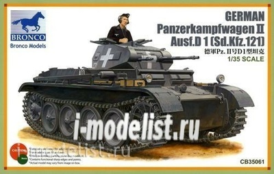 CB35061 Bronco 1/35 Pz.Kpfw.II Ausf.D1
