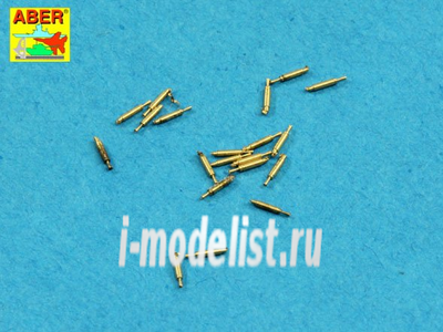 RE-400-L10 Aber 1/400 Set of 20 pcs (12,7mm) Vickers Mk.III machine gun barrels for Royal Navy ships