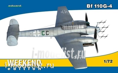 7422 Eduard 1/72 Самолет Bf 110G-4