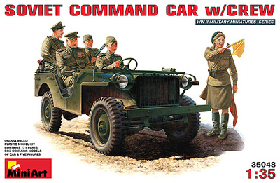 35048 MiniArt 1/35 Советский Коммандирский Автомобиль С Экипажем