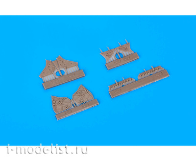 648594 Eduard 1/48 Набор дополнений для MiGG-19, створки шасси