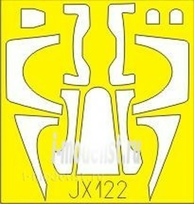 JX122 Eduard 1/32 Маска для С-25 Frogfoot A 