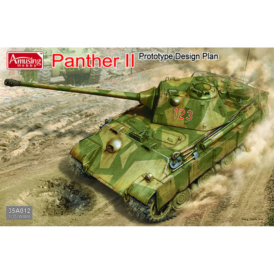 35A012 Amusing Hobby 1/35 Panther II Prototype Design Plan