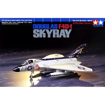 60741 Tamiya 1/72 Американский палубный истребитель Douglas F4D-1 Skyray