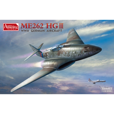 48A003 Amusing Hobby 1/48 Немецкий истребитель Messerschmitt Me.262 HGII