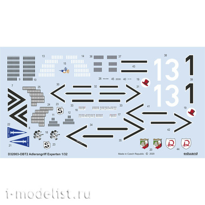 D32003 Eduard 1/32 Декаль для ADLERANGRIFF: Experten
